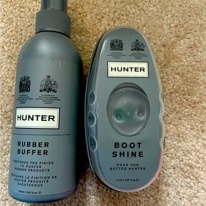 Hunter rubber buffer and boot shine